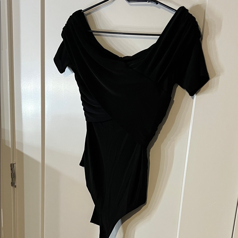 Windsor Black Off-Shoulder Jumpsuit